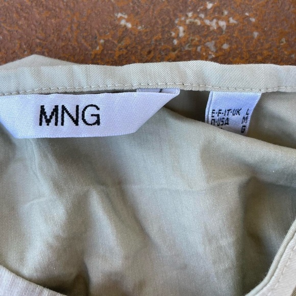 Y2k MNG grey runched corset tank top sz m - Picture 7 of 7